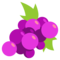 Grapes emoji on Emojione